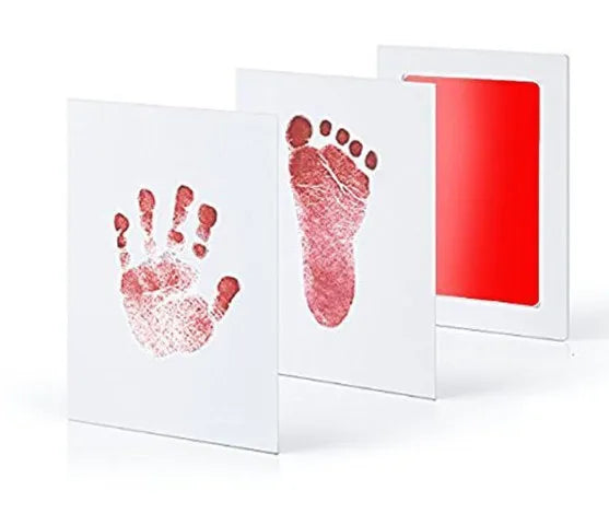 Baby Handprint & Footprint Ink Pad Kit – Non-Toxic Newborn Keepsake for Baby Gifts & Souvenirs