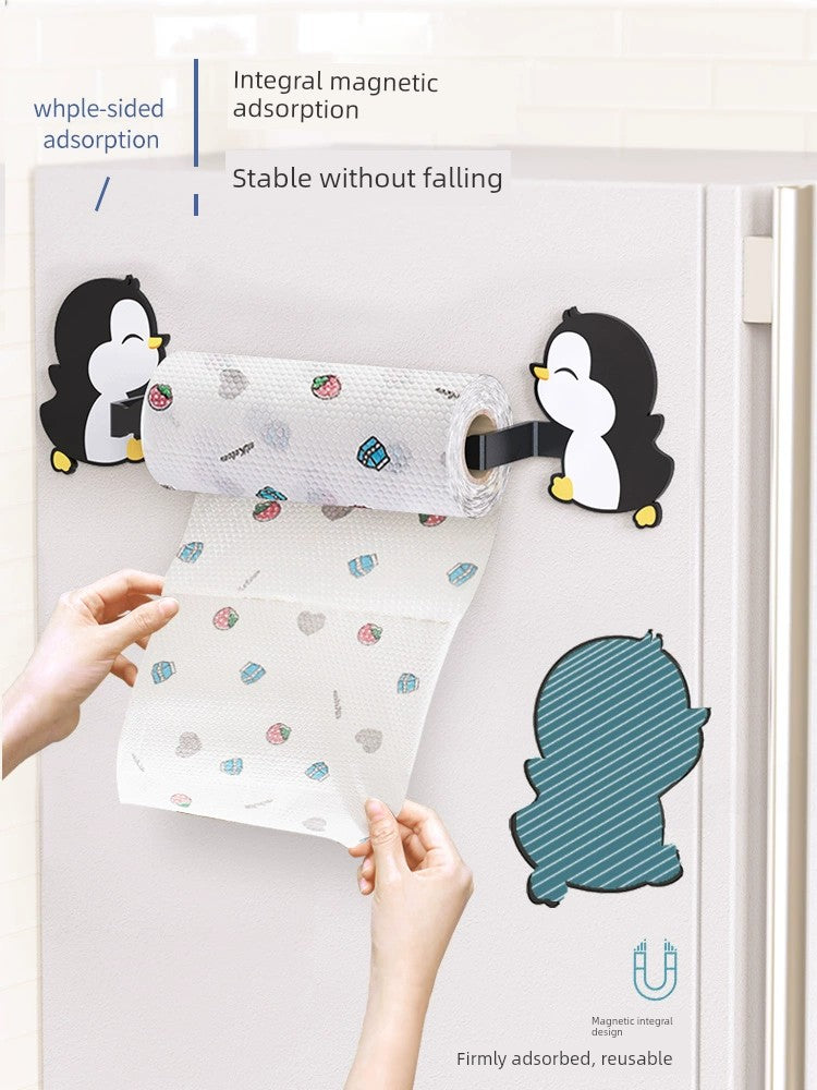 Penguin Magnetic Holder Set – Adorable & Handy Kitchen Storage