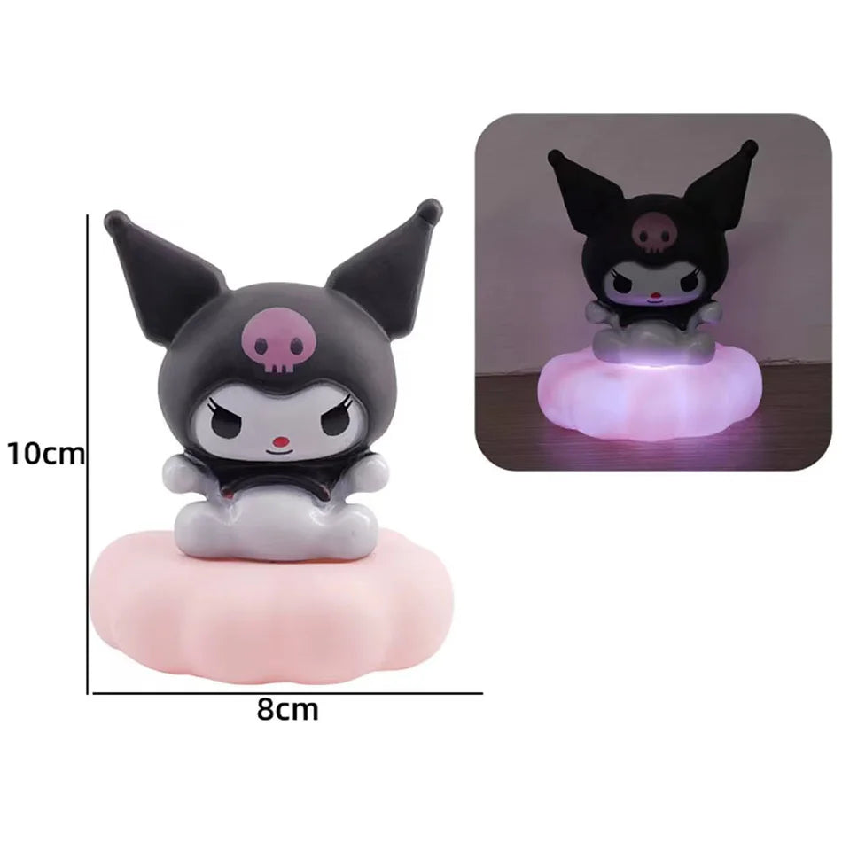 Sanrio Kawaii Night Light – Cinnamoroll & Kuromi LED Cloud Lamp for Kids