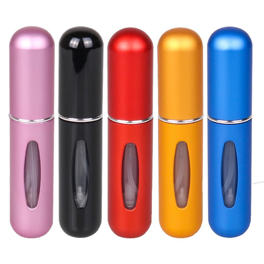 5ml Refillable Perfume Atomizer – Portable Travel Spray Bottle for Fragrance & Liquids