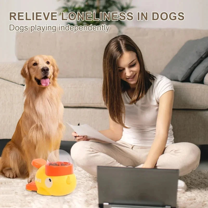 Puzzle Pet Supplies Non-toxic Tasteless Secure Durable Dog Toys Large Space Granary Entertainment Dog Toys for Small Dogs