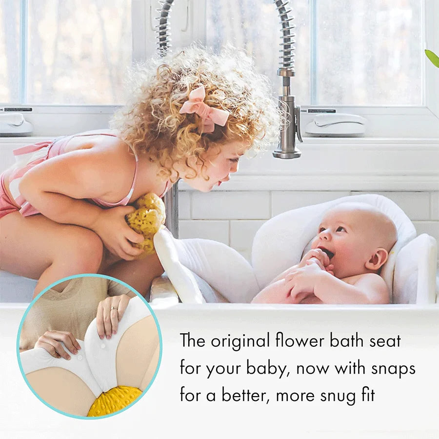 Flower Baby Bath Pad – Soft Infant Bathtub Cushion for Sink & Tub