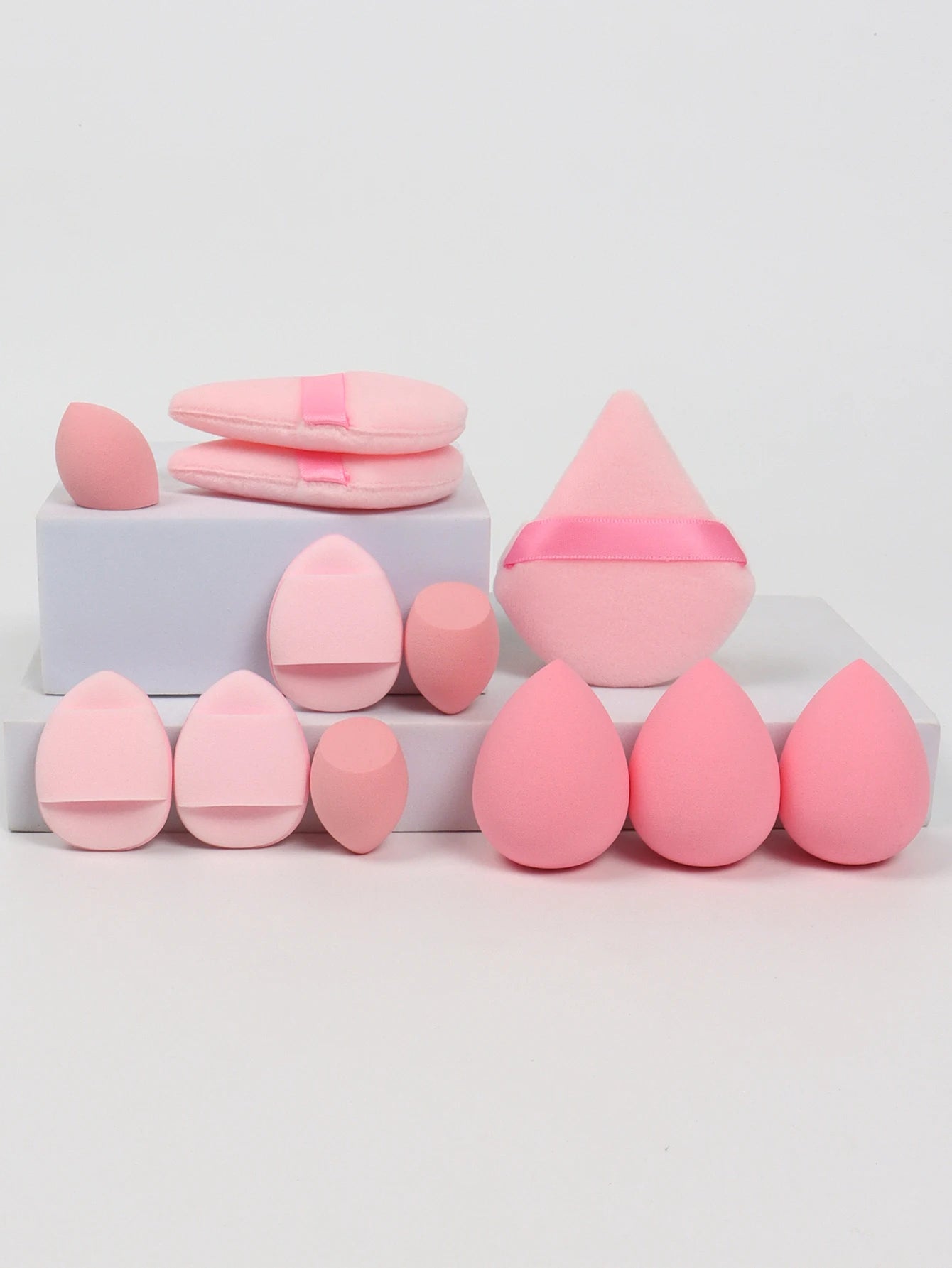Velvé Beauty 12-Piece Makeup Sponge Set – Ultra-Soft Blenders, Powder Puffs & Cushion Applicators